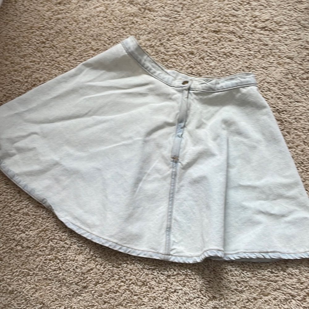 American Apparel Jean Mini Circle Skirt Size Medium